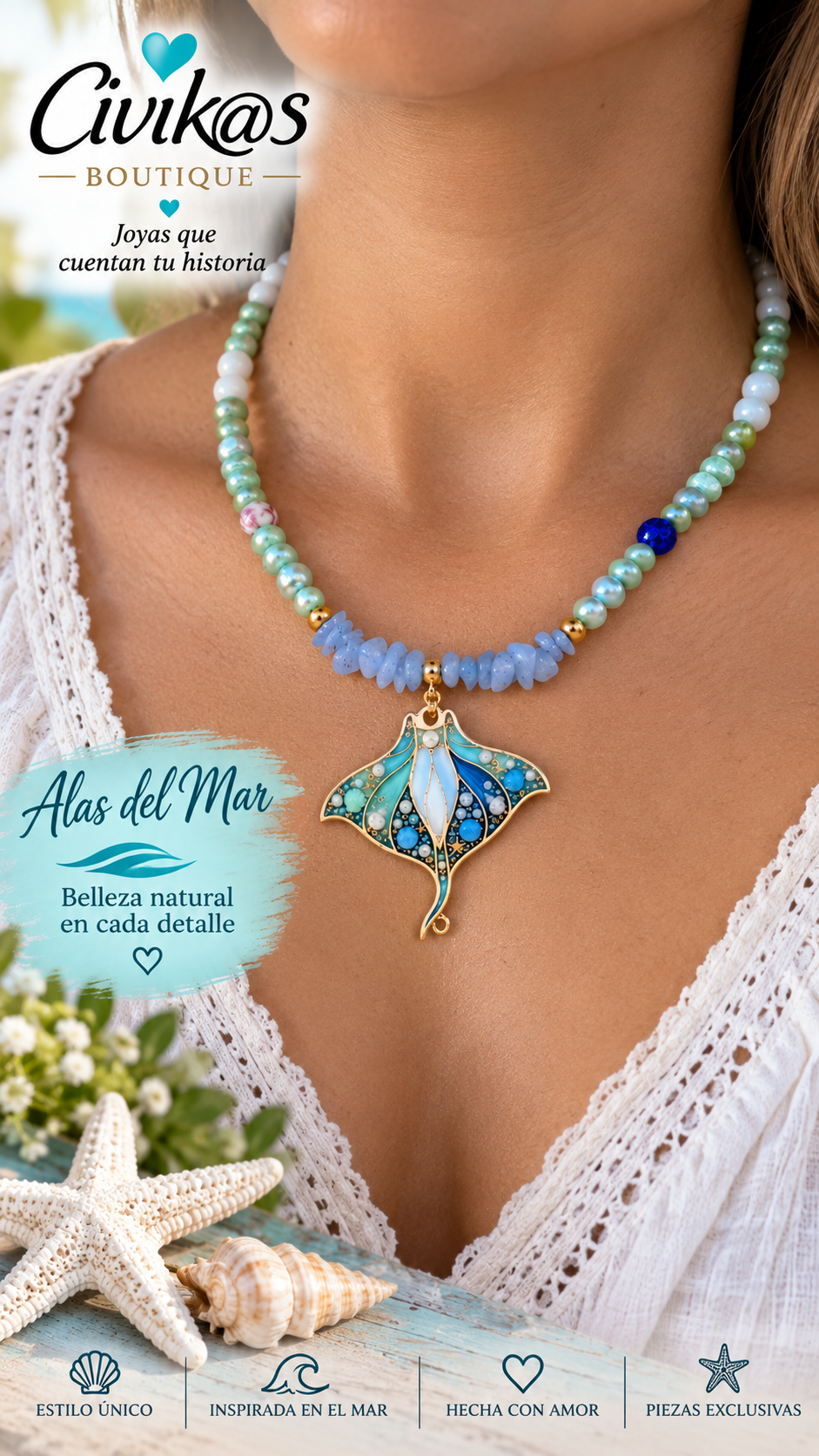 Alas del Mar Azul